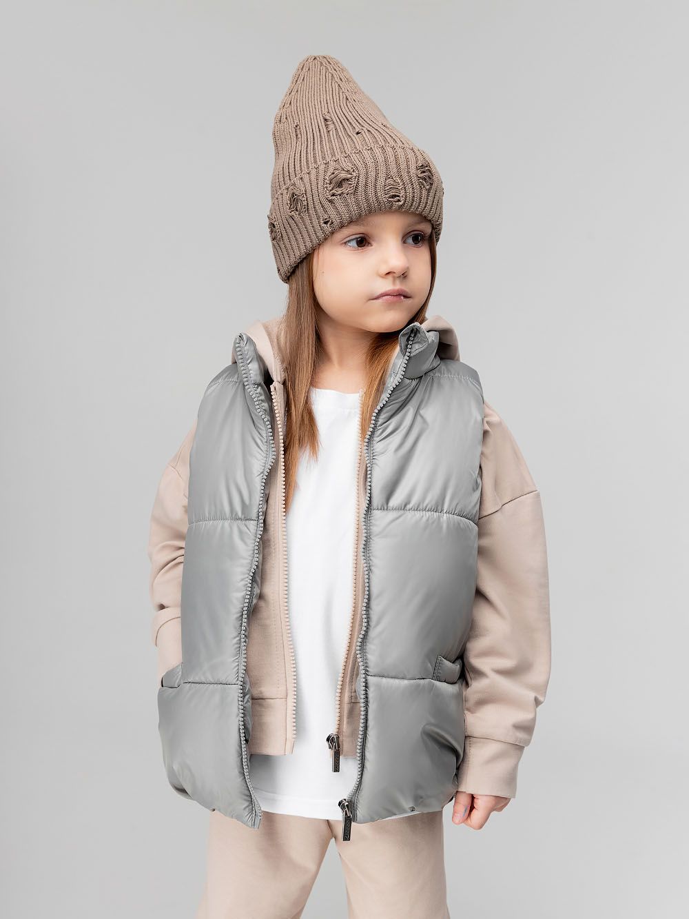 Жилет дутый утеплённый - фото 2