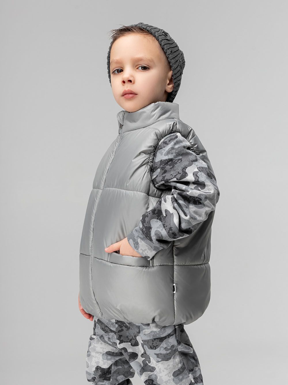 Жилет дутый утеплённый - фото 8