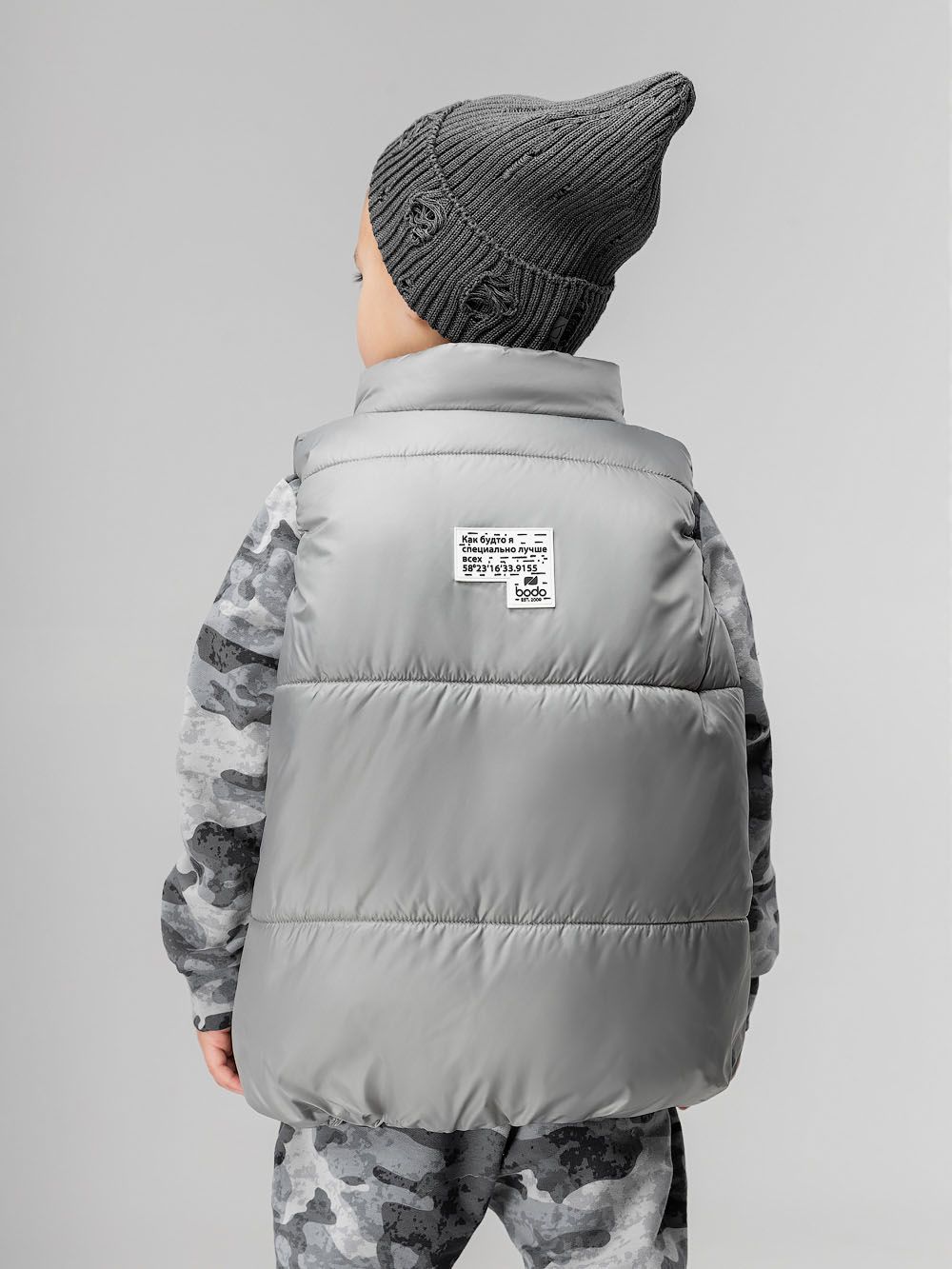 Жилет дутый утеплённый - фото 9