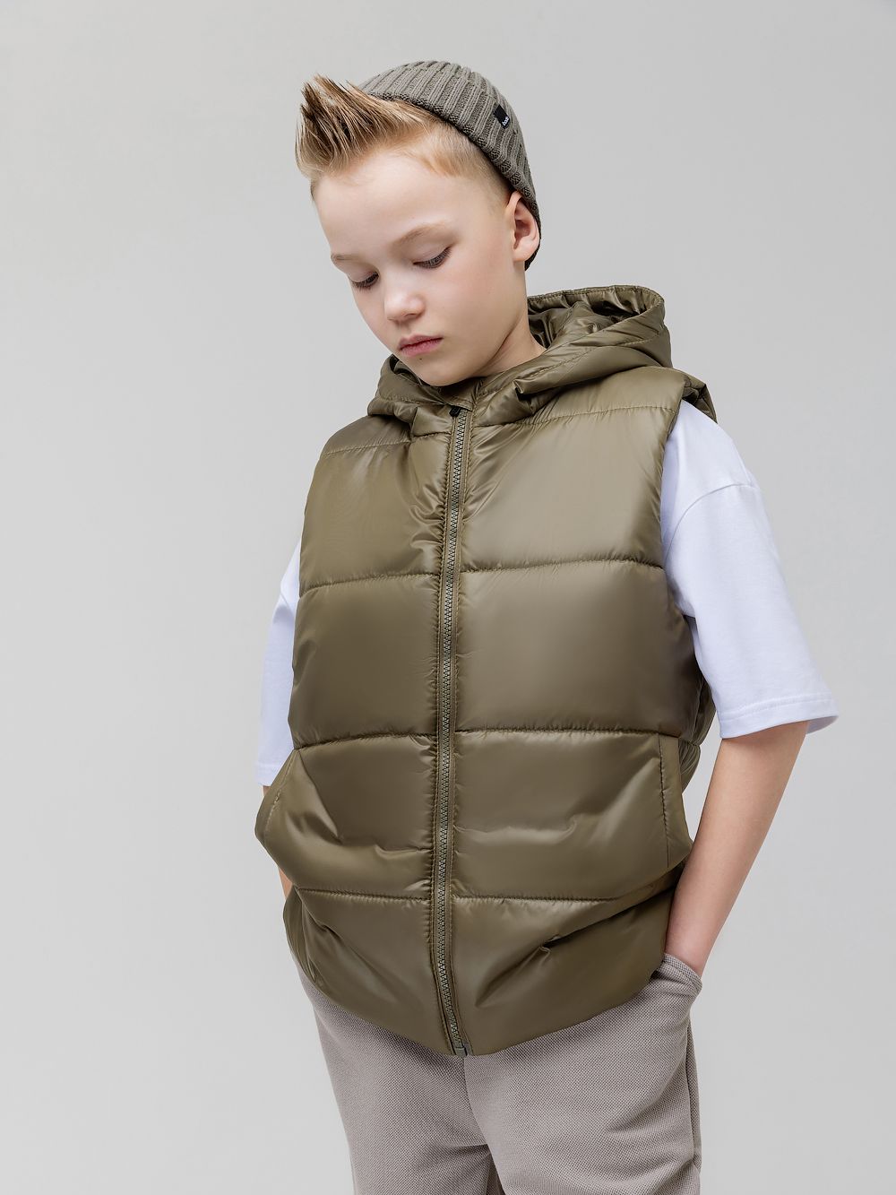 Жилет с капюшоном - фото 2