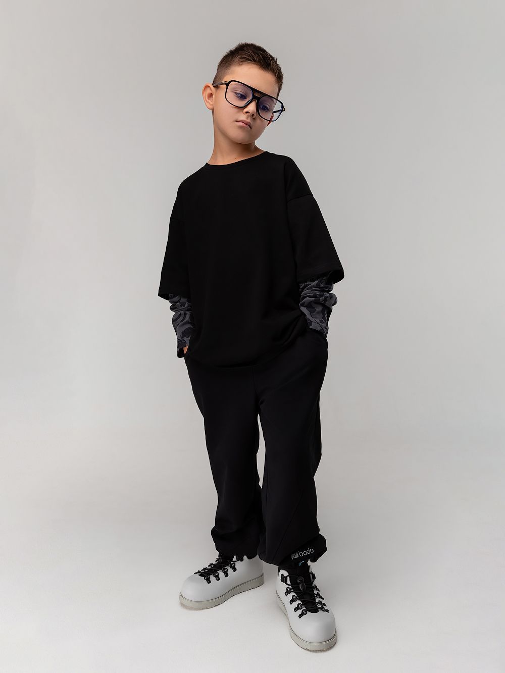 Лонгслив с двойными рукавами  Лонгслив с двойными рукавами