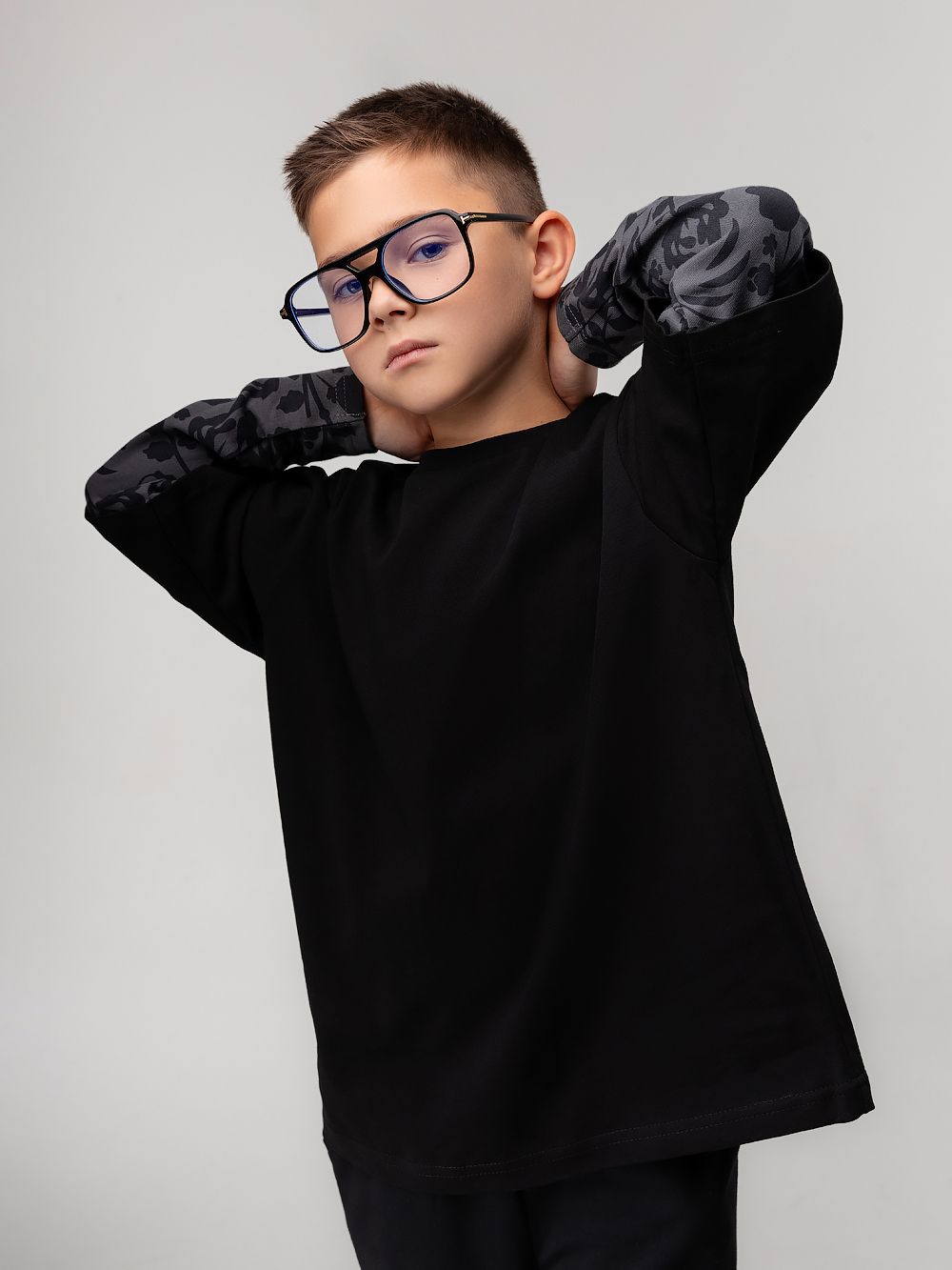 Лонгслив с двойными рукавами  Лонгслив с двойными рукавами