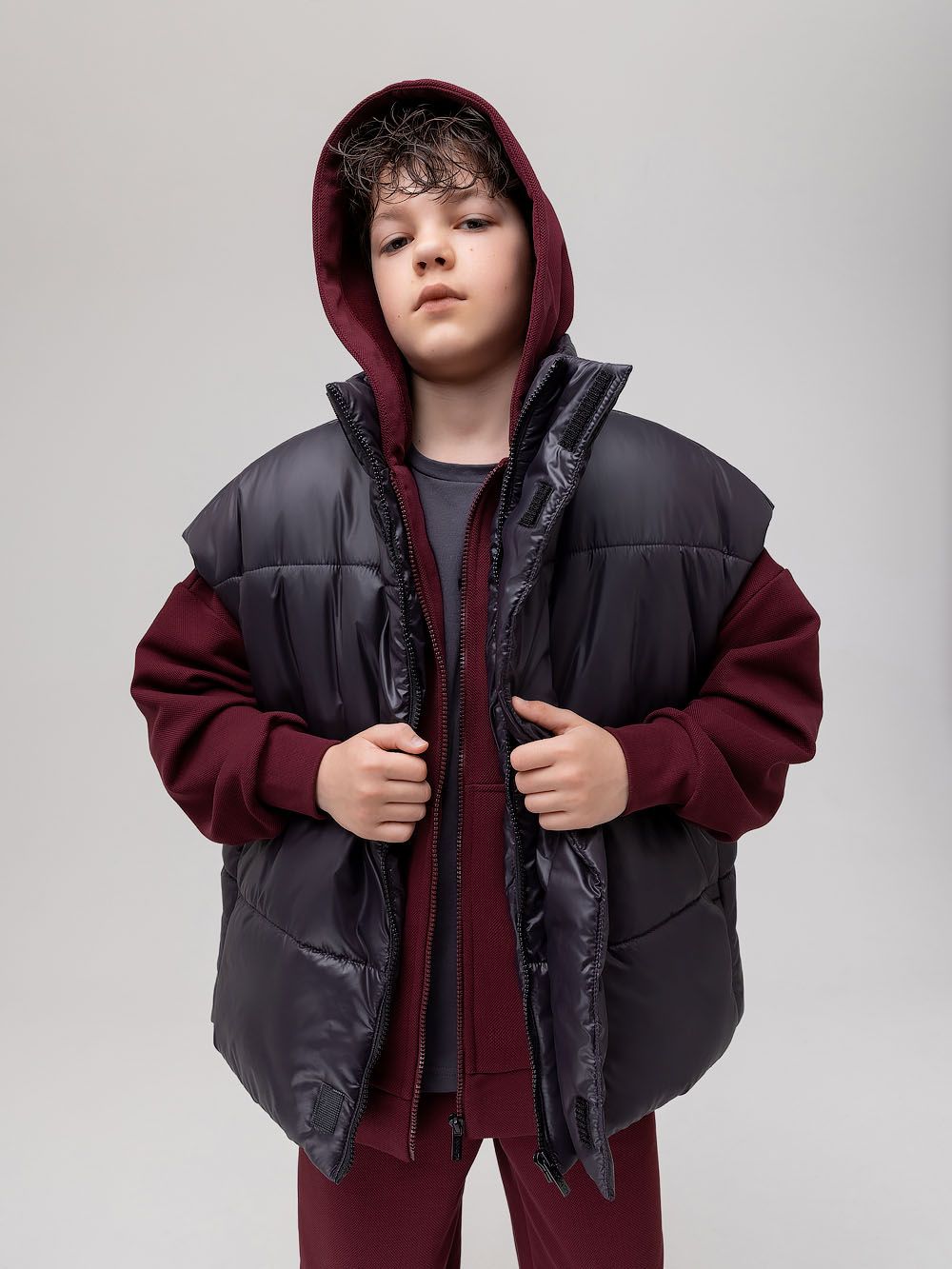 Жилет утеплённый с утяжкой - фото 4