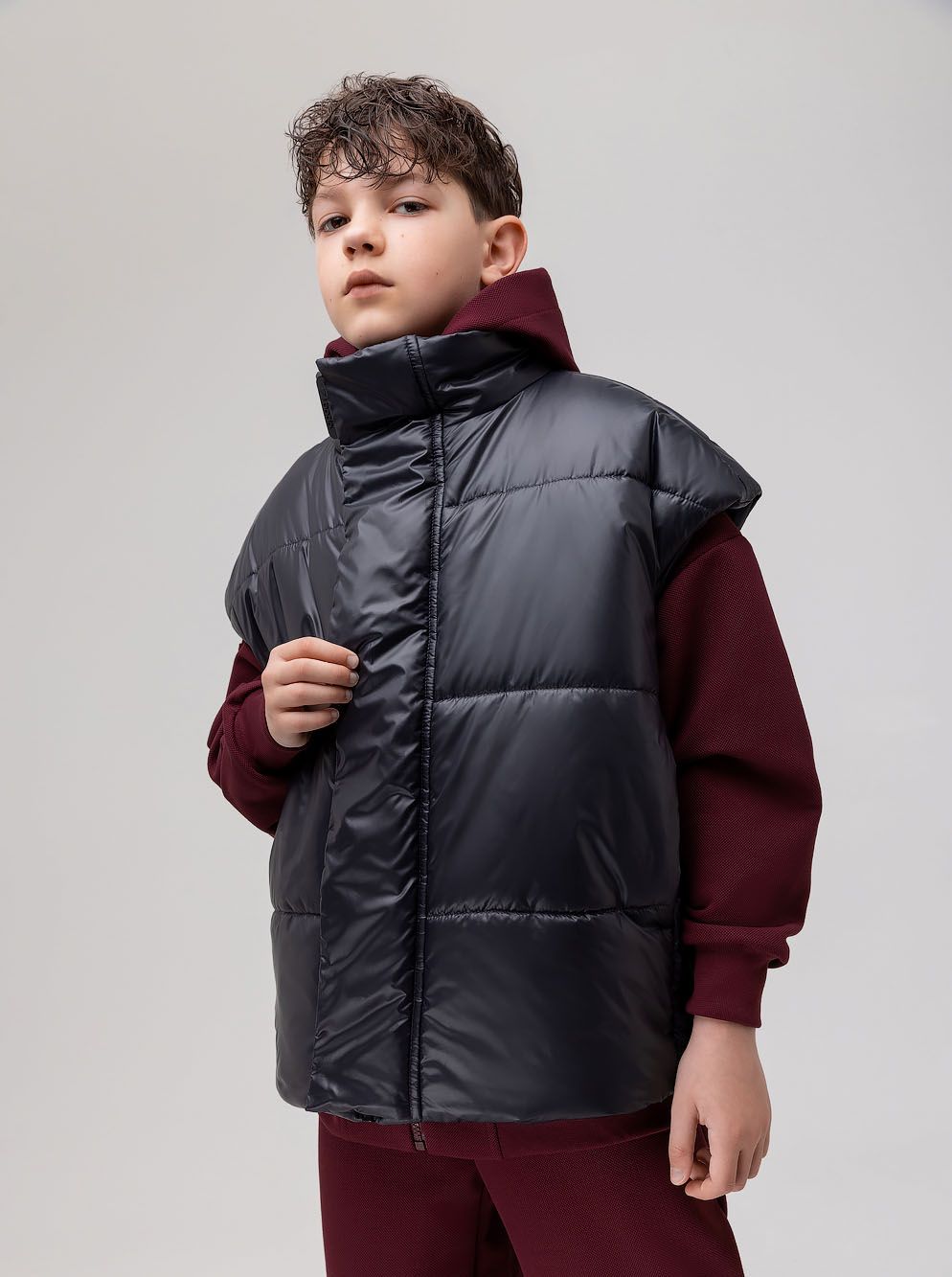 Жилет утеплённый с утяжкой - фото 5