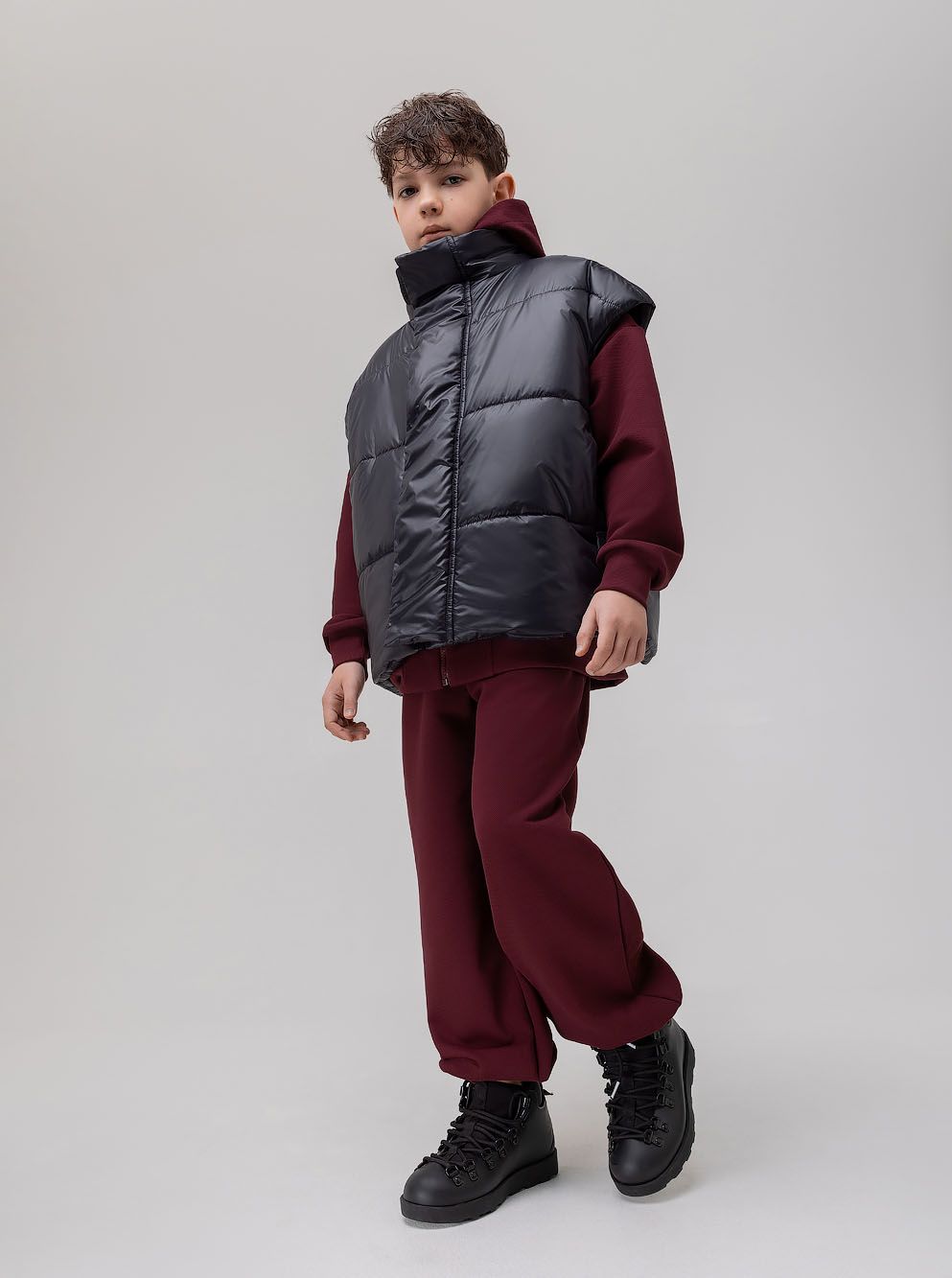 Жилет утеплённый с утяжкой - фото 8