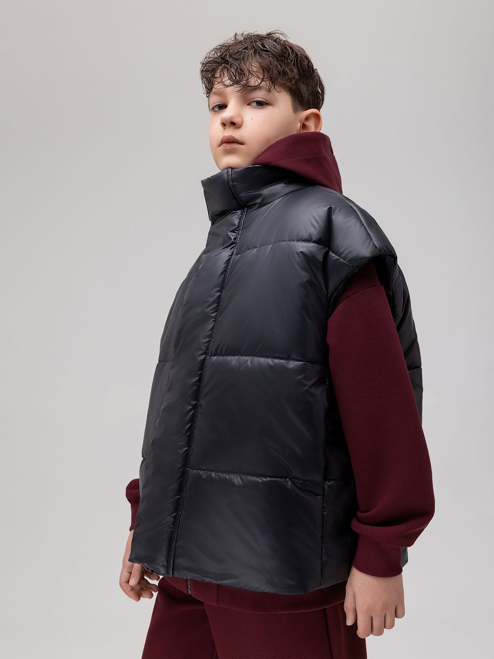 Жилет утеплённый с утяжкой - фото 9