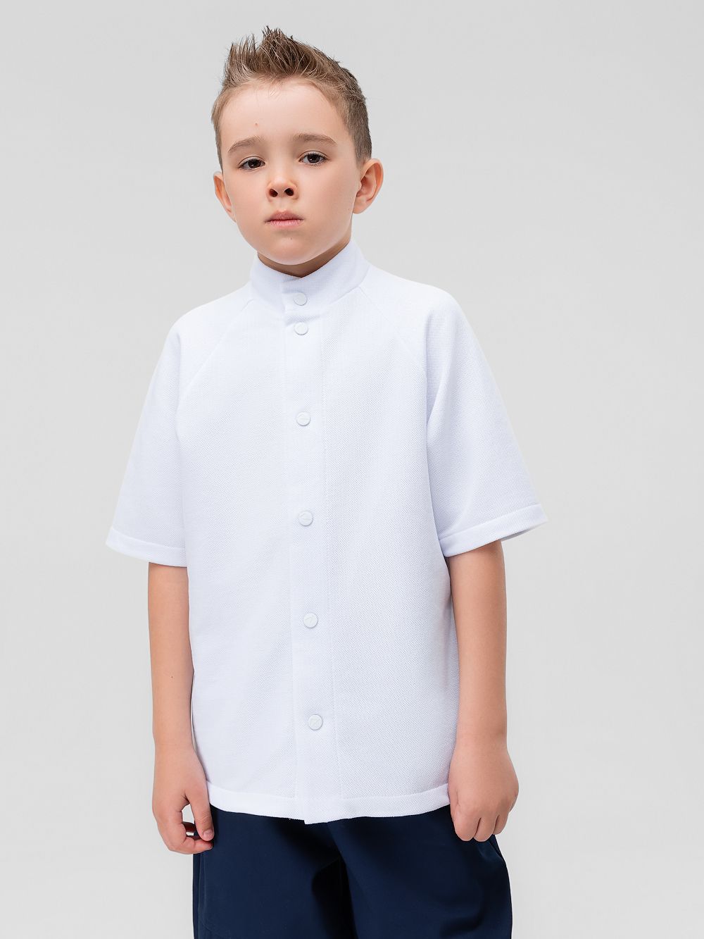 Рубашка ПИКЕ со стойкой - фото 2