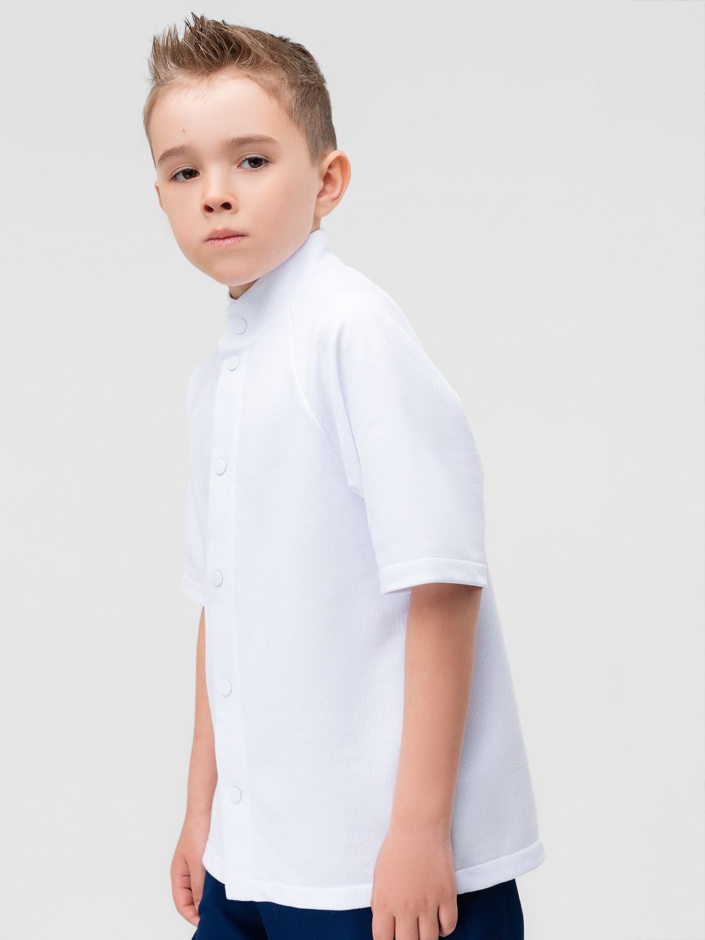 Рубашка ПИКЕ со стойкой - фото 3