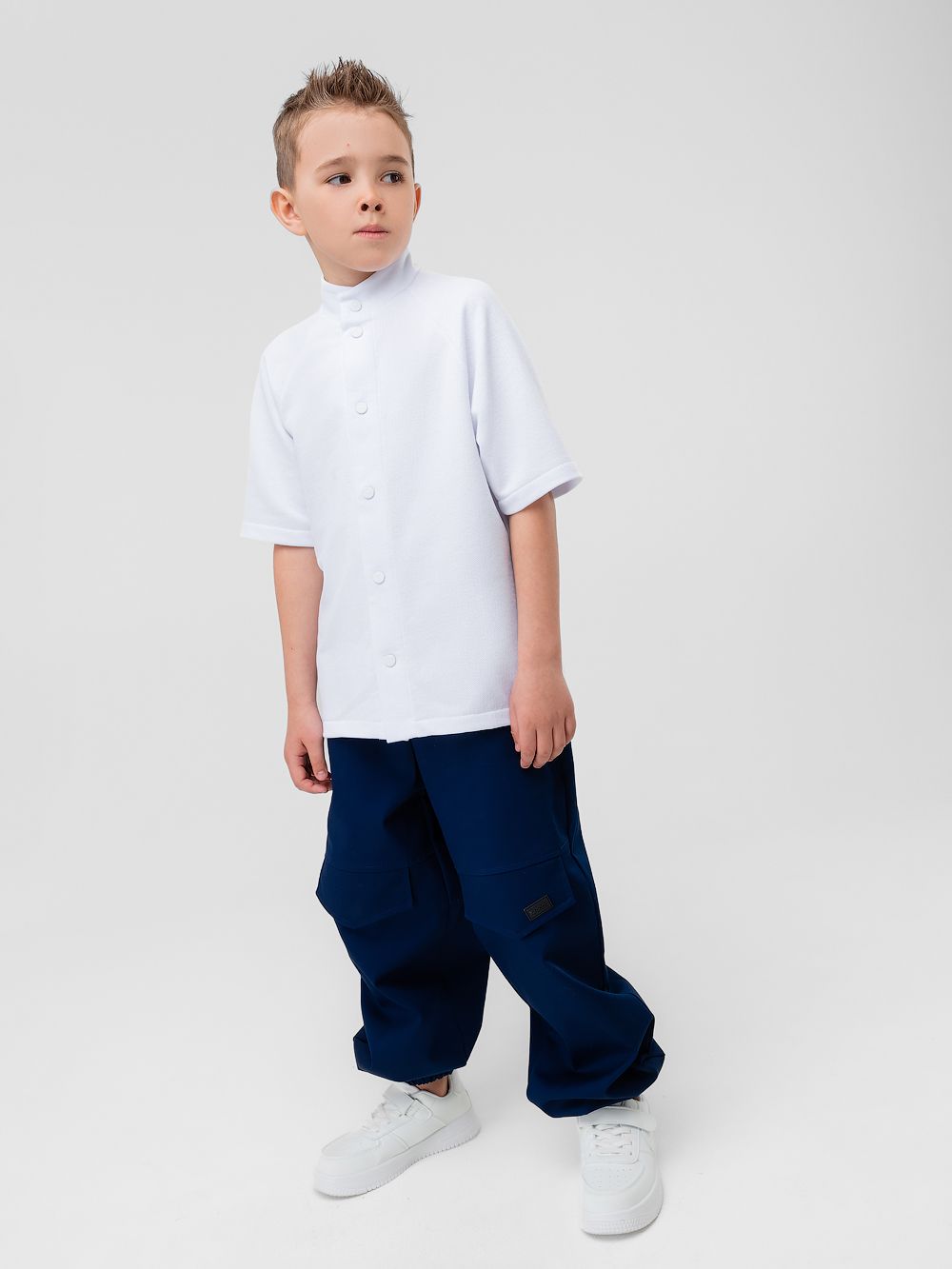 Рубашка ПИКЕ со стойкой - фото 6