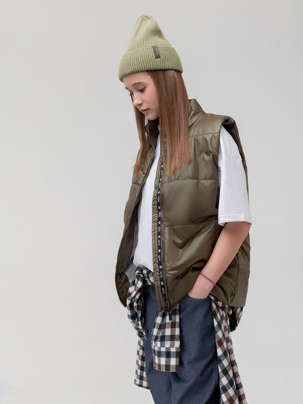 Жилет стеганый - фото 8