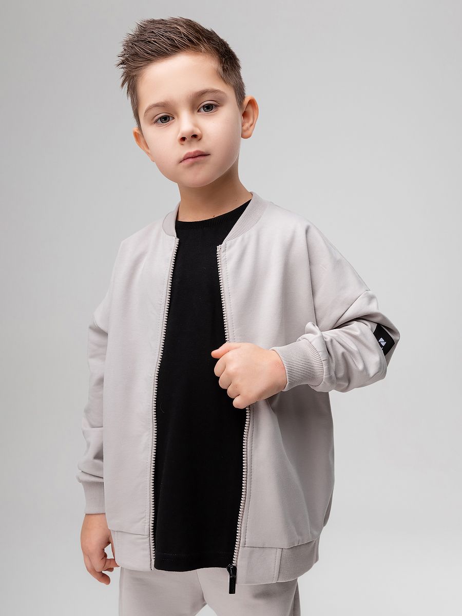 Костюм с бомбером на молнии - фото 2