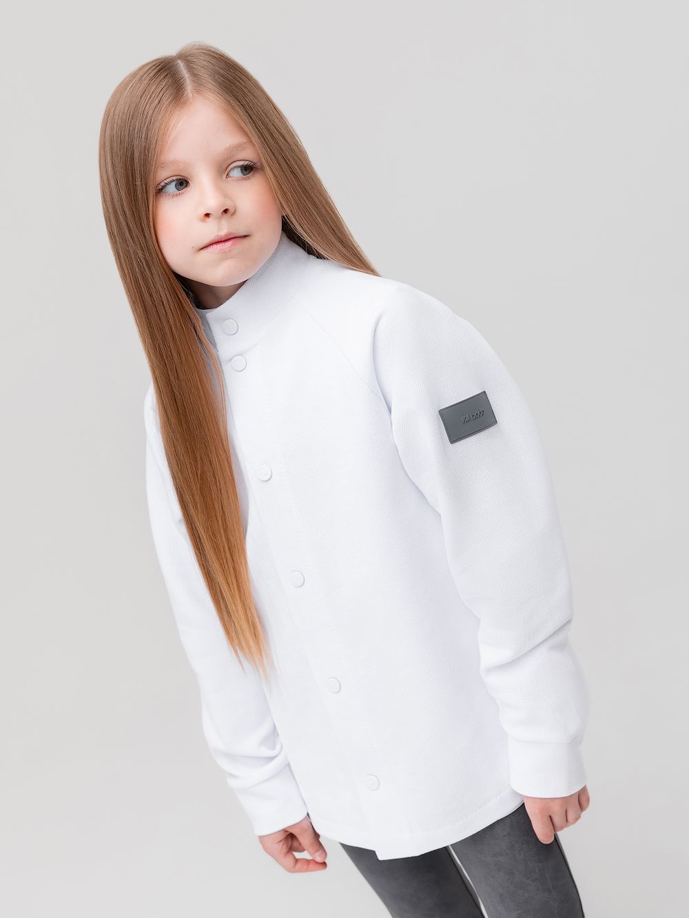 Рубашка ПИКЕ со стойкой - фото 4