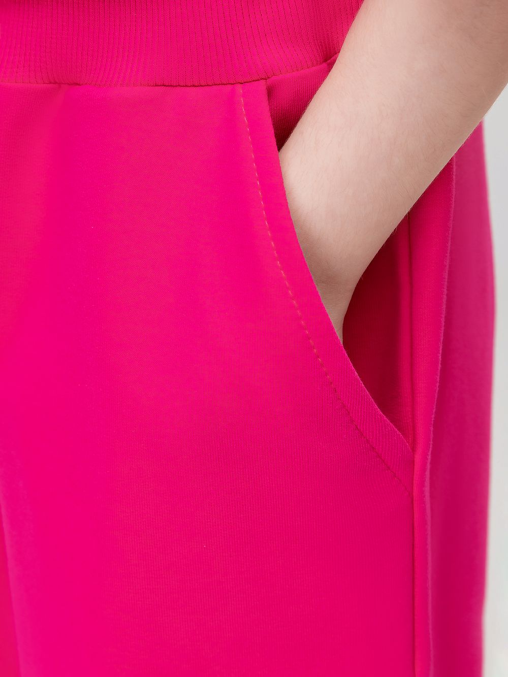 Костюм с шортами однотонный - фото 7