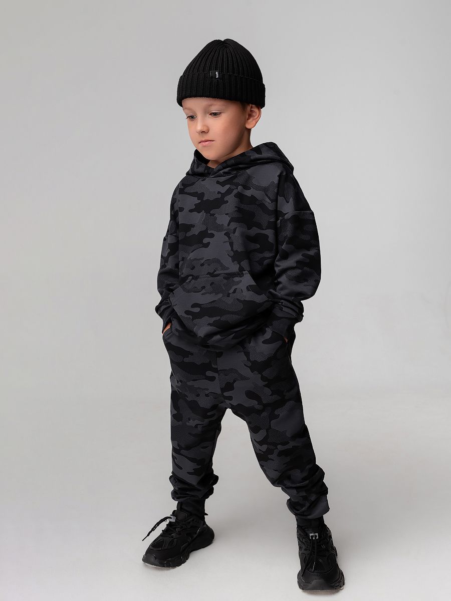 Костюм с капюшоном камуфляж - фото 1