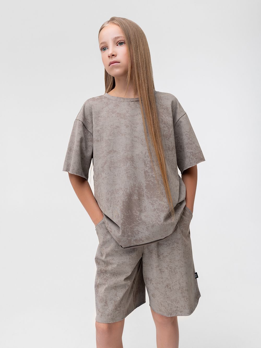 Костюм с необработанным краем - фото 2