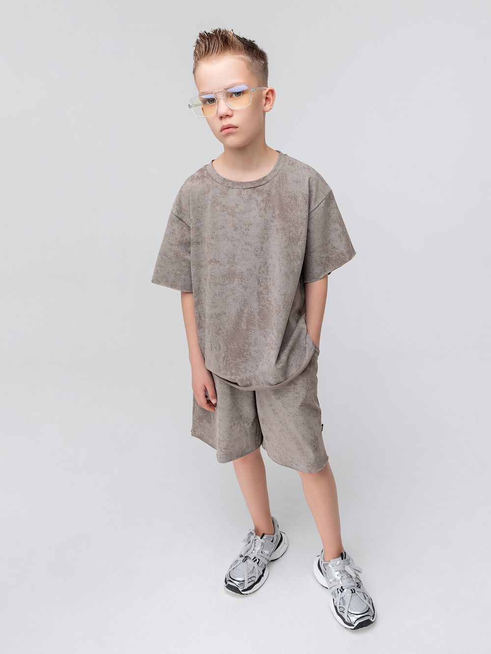 Костюм с необработанным краем - фото 3