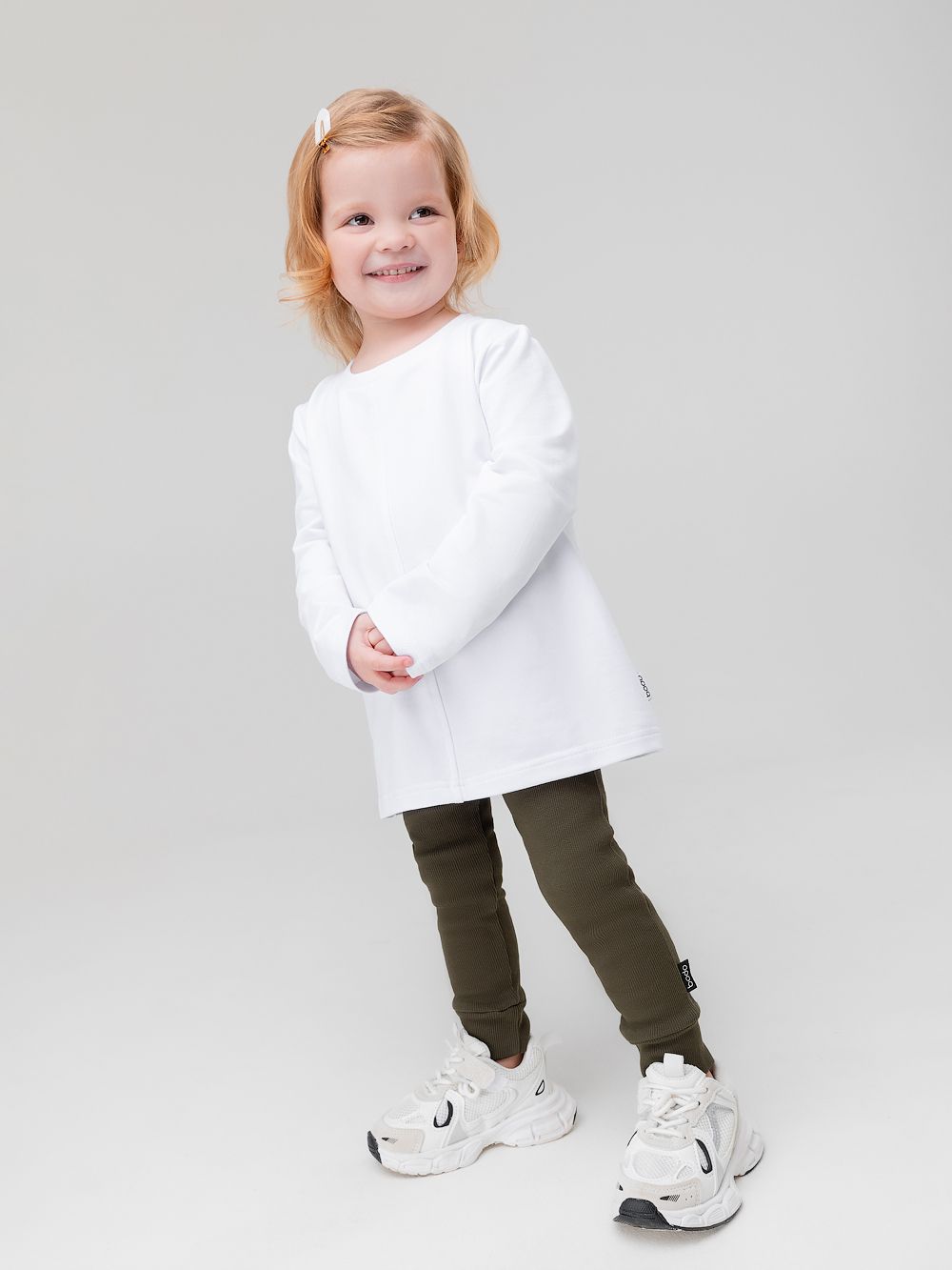 Леггинсы в рубчик - фото 4