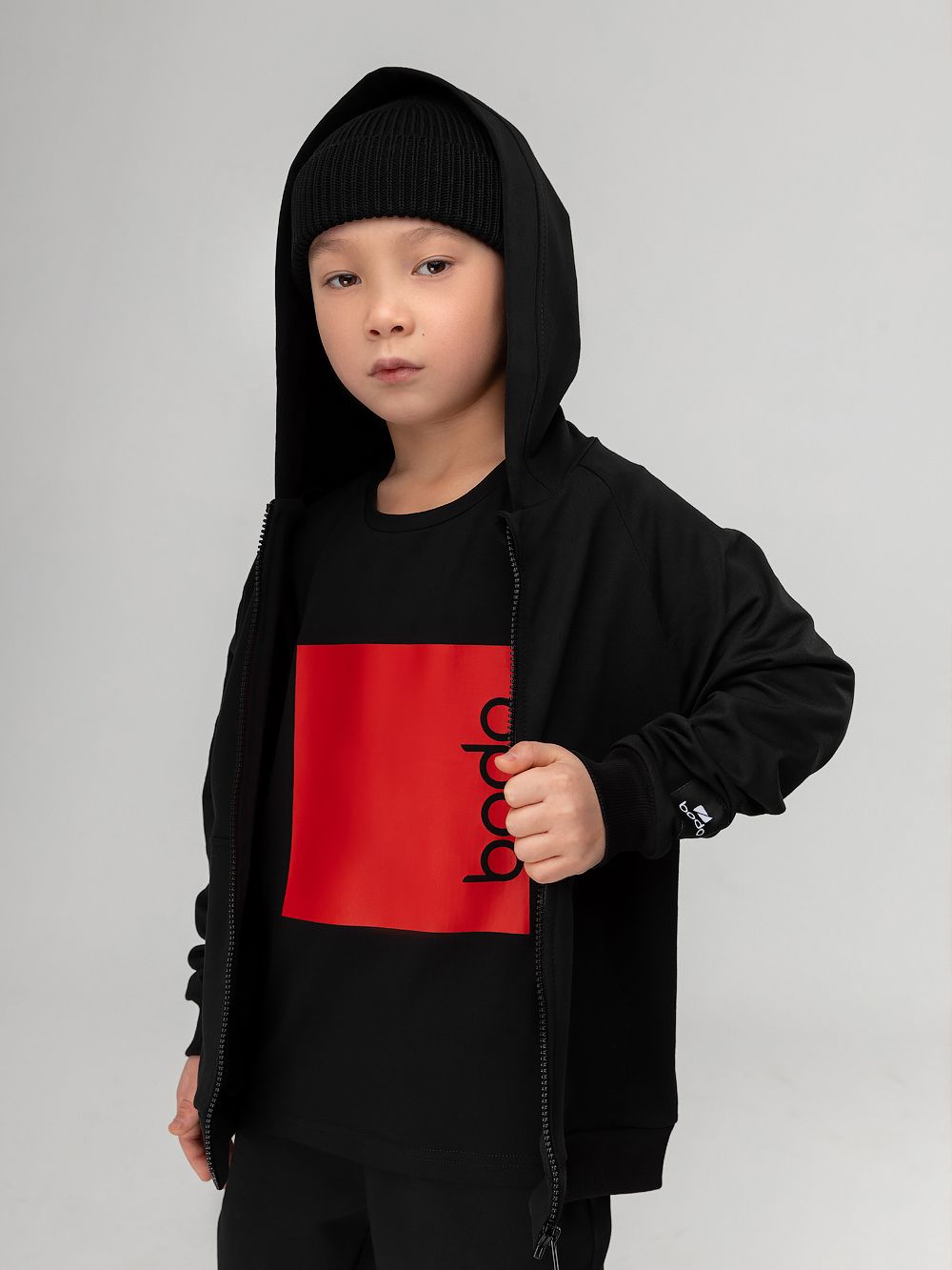 Костюм на молнии однотонный - фото 4