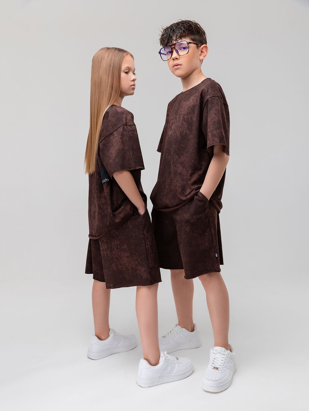 Костюм с необработанным краем - фото 1