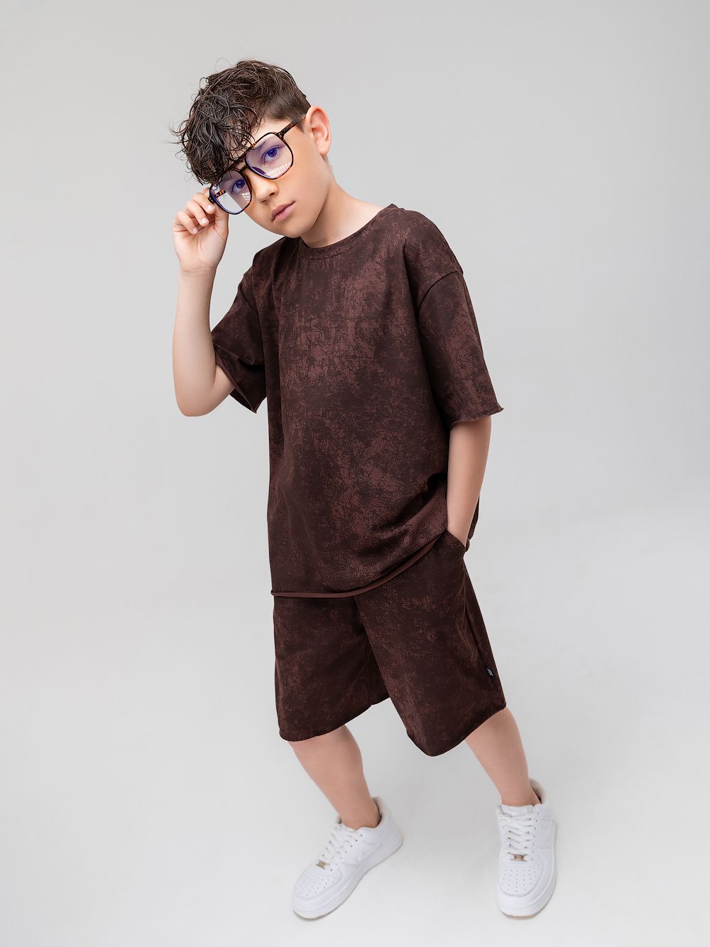 Костюм с необработанным краем - фото 3