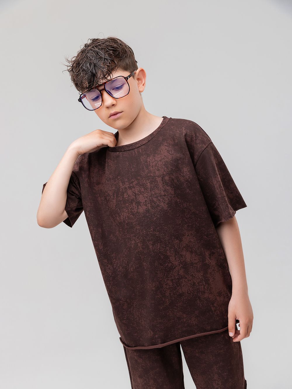 Костюм с необработанным краем - фото 5