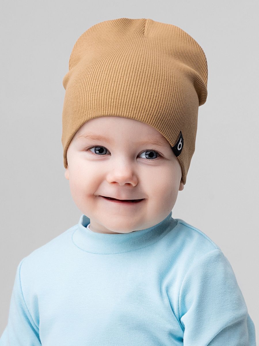 Шапка в рубчик для малышей - фото 1