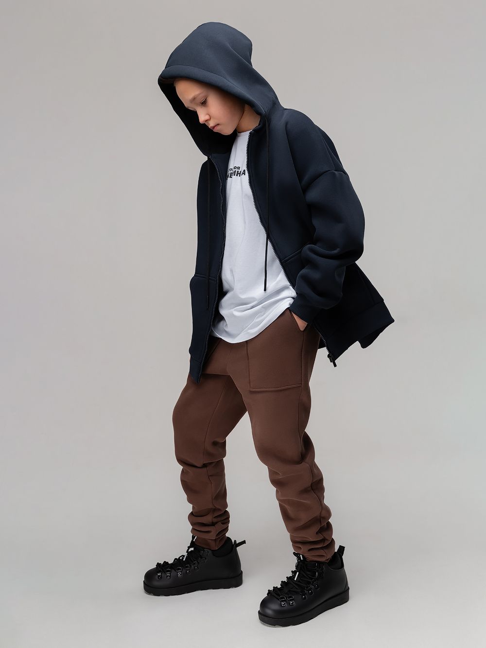 Брюки с начёсом - фото 1