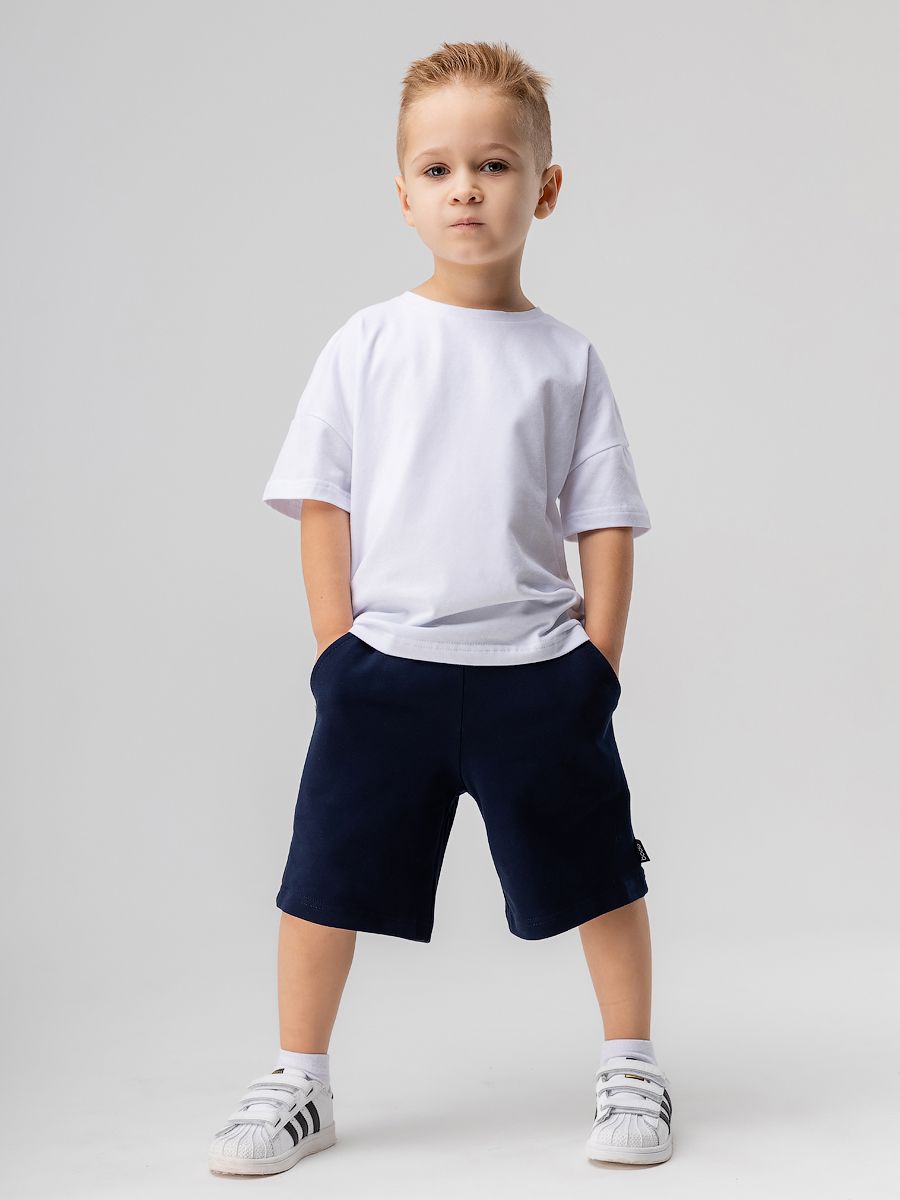 Шорты прямые с карманами - фото 1