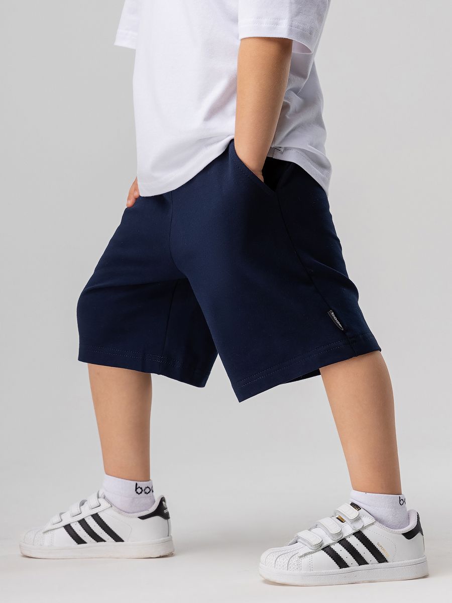 Шорты прямые с карманами - фото 4