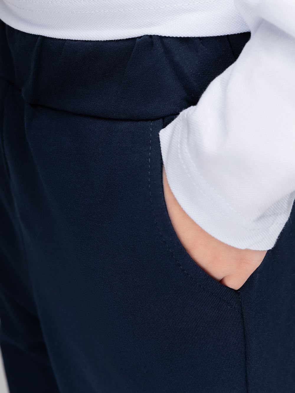 Брюки - джоггеры полуприлегающие - фото 3