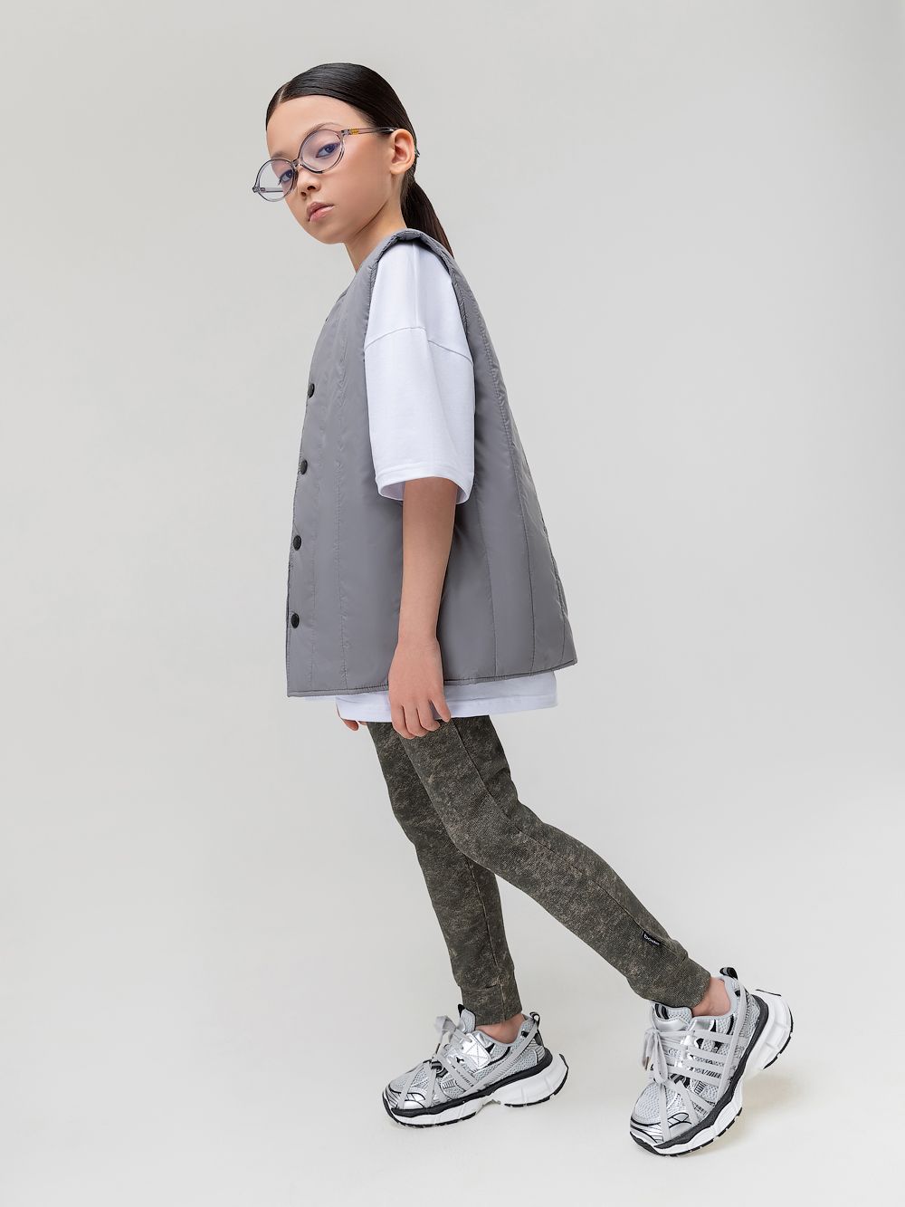 Леггинсы в рубчик - фото 2