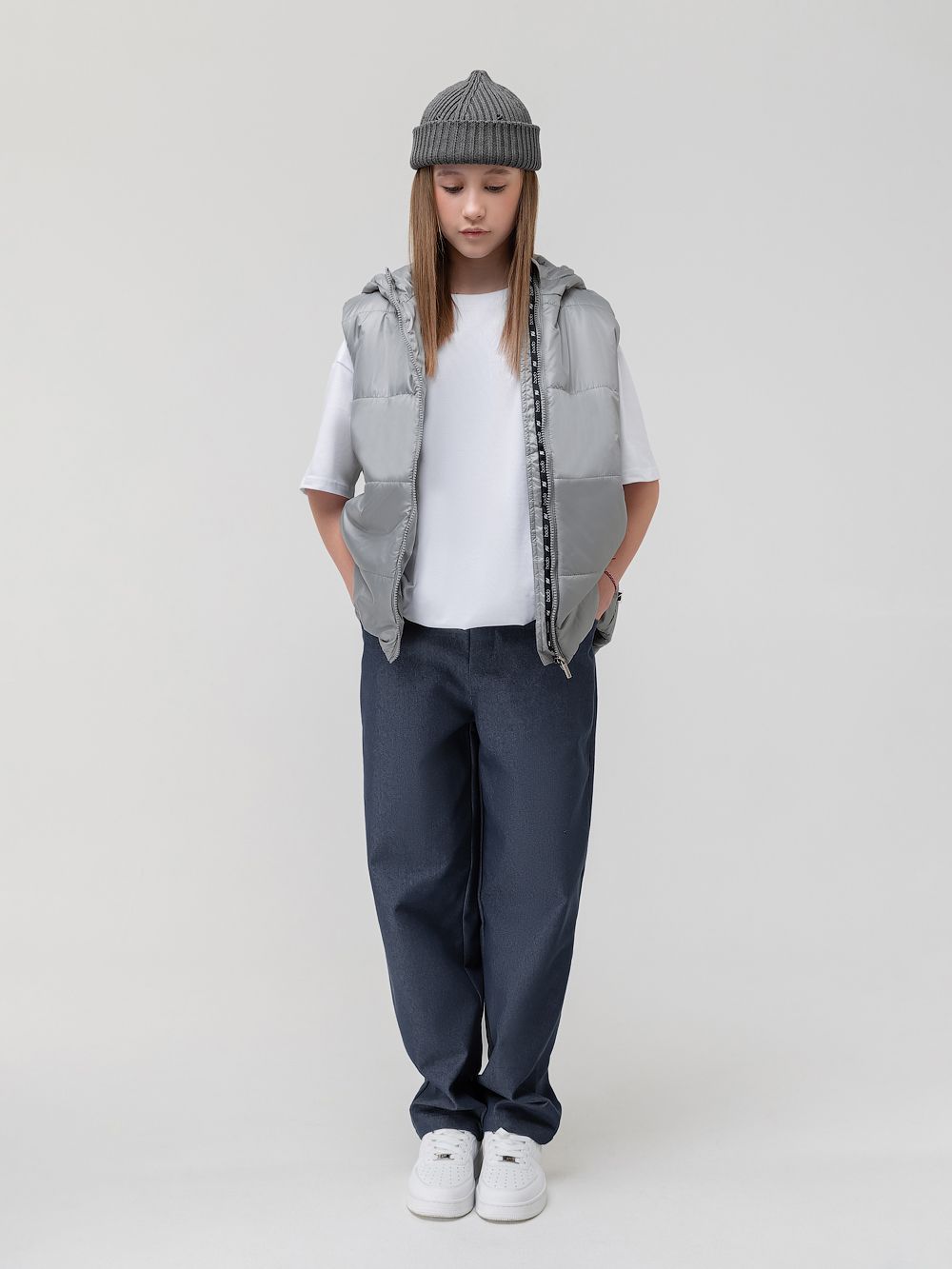 Жилет с капюшоном - фото 4