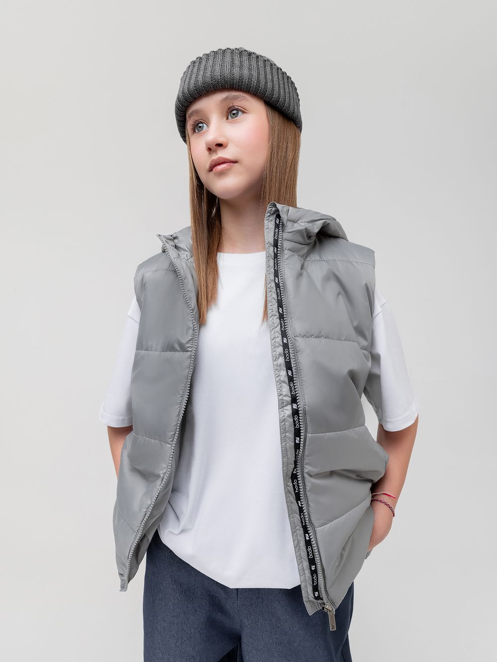 Жилет с капюшоном - фото 2