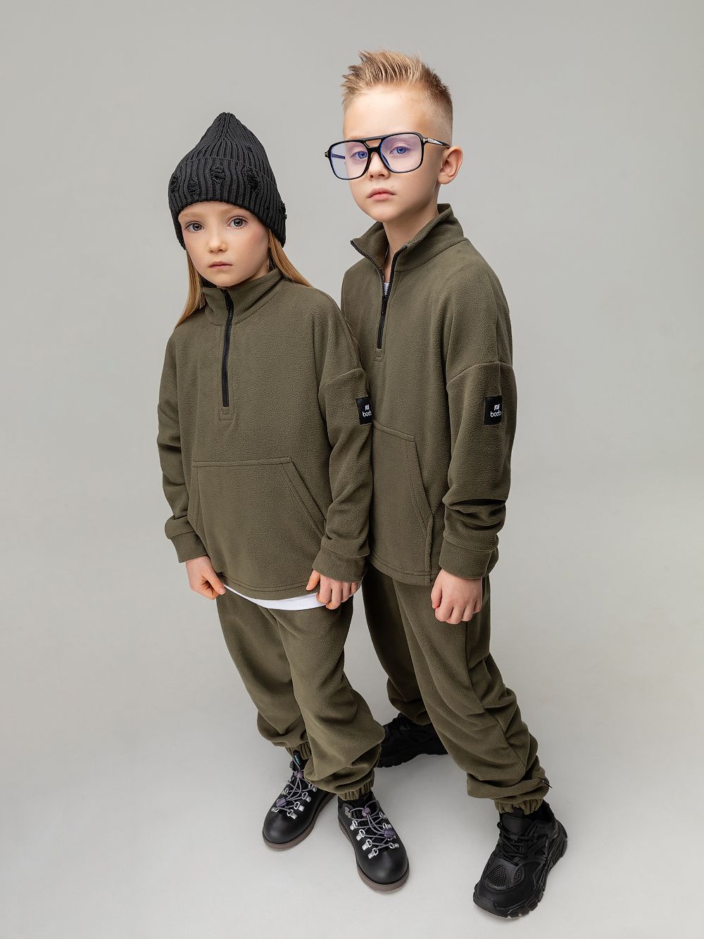 Костюм на полузамке флисовый - фото 1