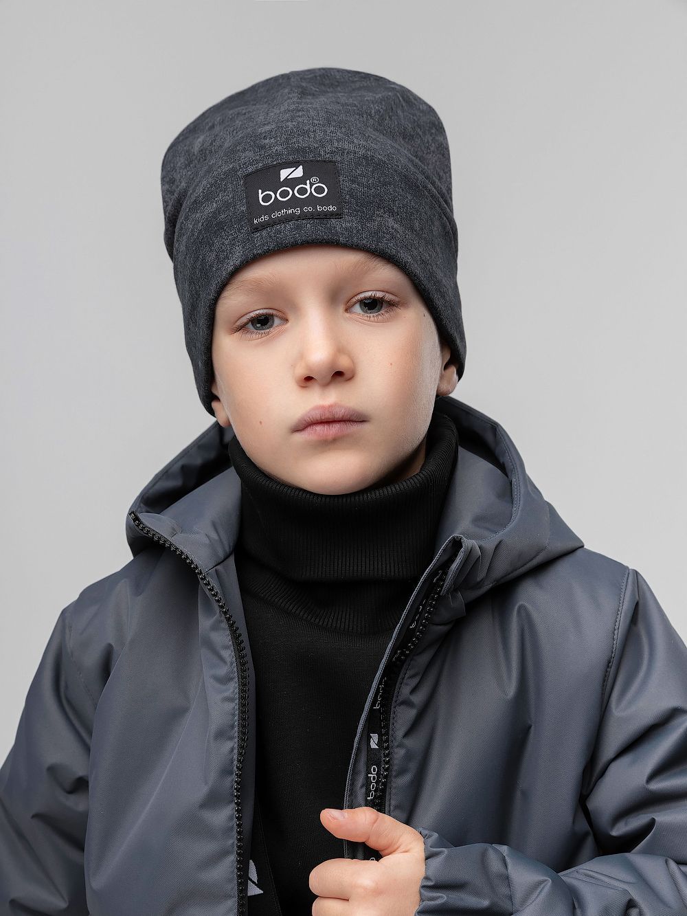 Шапка с отворотом - фото 1