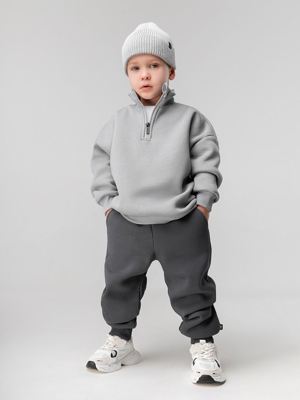 Брюки - джоггеры с начёсом - фото 2