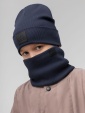 Комплект (шапка, снуд) с ПВХ нашивкой