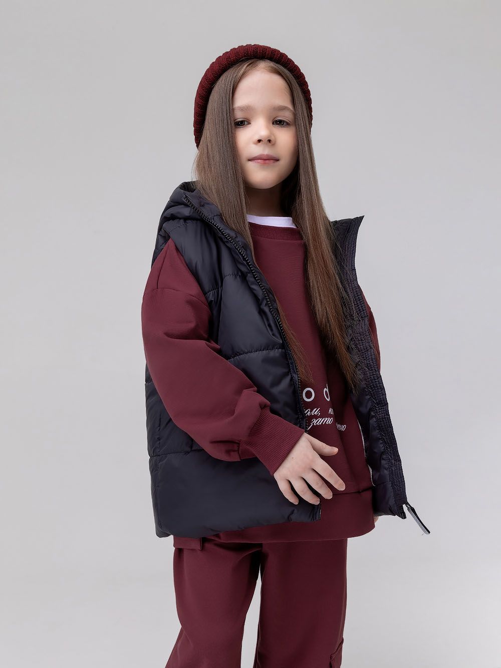 Жилет с капюшоном - фото 5