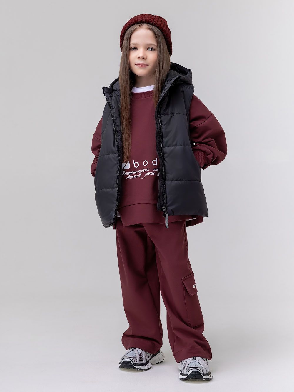 Жилет с капюшоном - фото 7