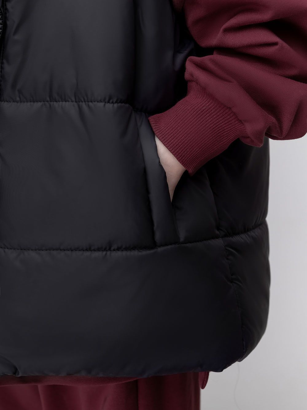 Жилет с капюшоном - фото 8