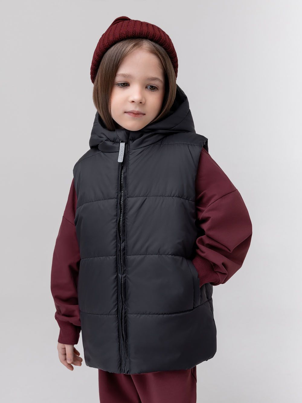 Жилет с капюшоном - фото 4