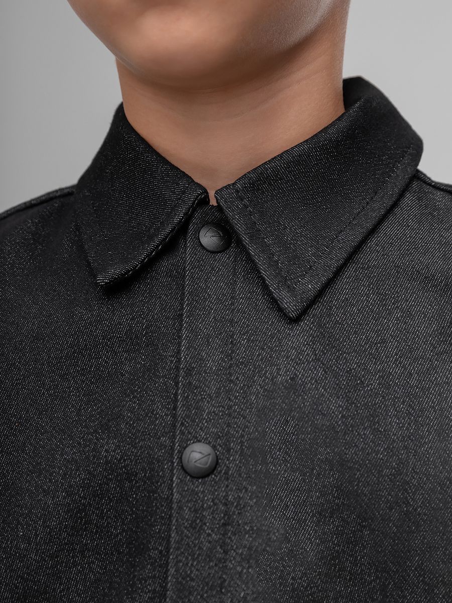 Костюм джинсовый с шортами - фото 6