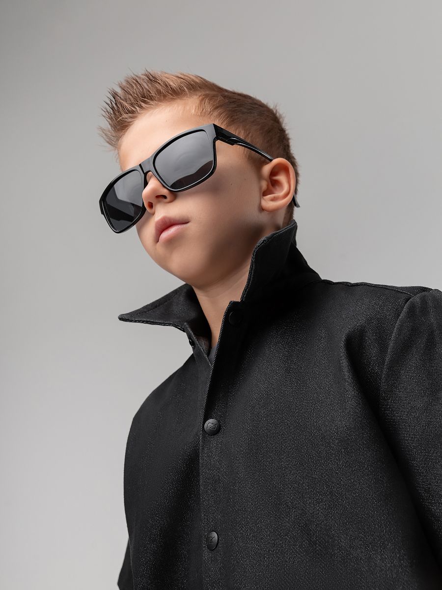 Костюм джинсовый с шортами - фото 7