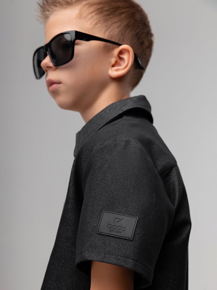 Костюм джинсовый с шортами - фото 10