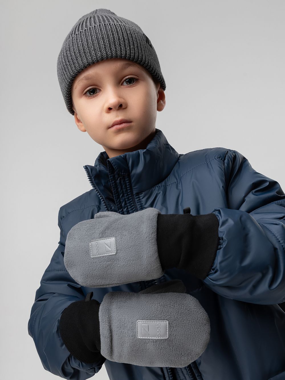 Варежки флисовые - фото 1