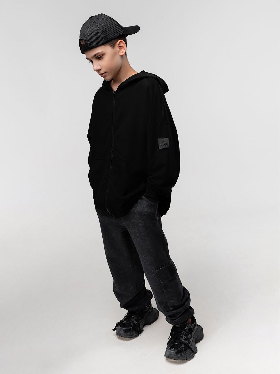 Брюки с накладными карманами - фото 4