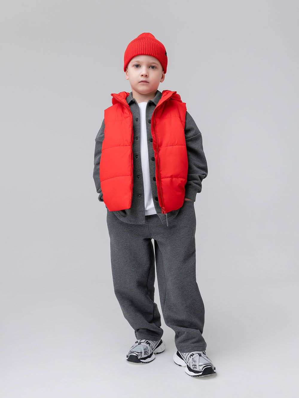 Жилет с капюшоном - фото 4