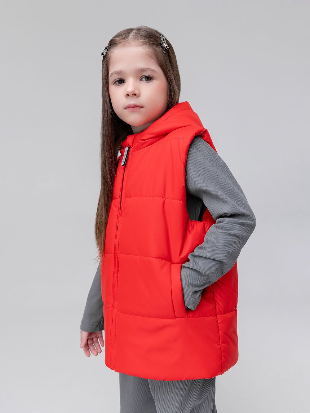 Жилет с капюшоном - фото 7