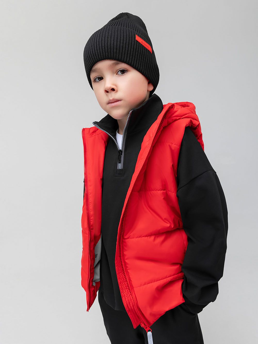 Жилет с капюшоном - фото 12