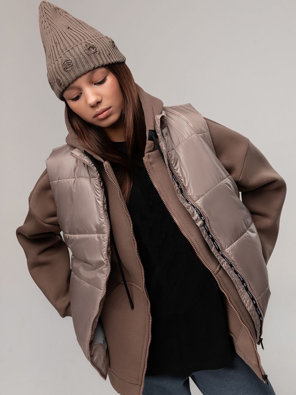 Жилет утепленный стеганый - фото 4